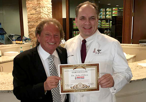 Dr. John N. Zilliox Back Pain Treatment Award